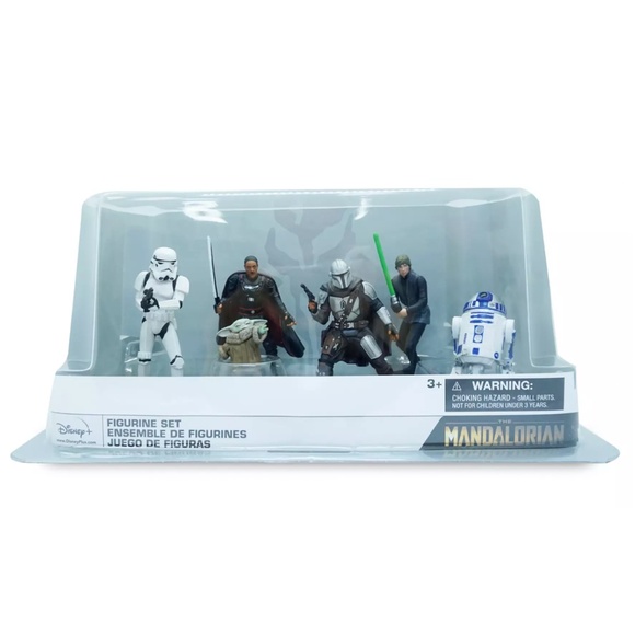 Disney Other - Disney Star Wars The Mandalorian 6 Piece Figure Playset Play Set Toys - NEW
